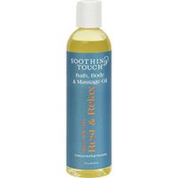 Soothing Touch Rest and Relax Bath and Body Oil, 8 Ounce - 3 per case.