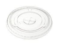 OH2 Brand - Plastic Cups with Flat Lids - 12 oz. Pack 50 COUNT Disposable Party Cup Set for Cold Drink/Bubble Soda/Iced Coffee/Tea/Smoothies (Flat Lid 50 Count)
