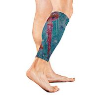 Calf Guard Sleeves Colorful Art Jellyfish Figure Sports Calves Guards Sleeves for Running, Basketball, Baseball, Football