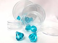 12 Clear Plastic Round Candy Favor Boxes with Cover Party Supplies Gift 4.50 Inch