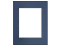 PA Framing, Photo Mat Board, 16 x 20 inches Frame for 11 x 14 inches Photo Art Size - Cream Core/Bay Blue