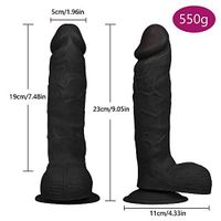 Yanan Realistic Safe Material PVC Toys Black 9.05 Inch