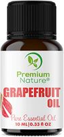Organic Aromatherapy Grapefruit Essential Oil - 100% Pure Essential Oil for Hair, Skin and Diffuser Best Therapeutic Grade Essential Oil (10mL) (Grapefruit)