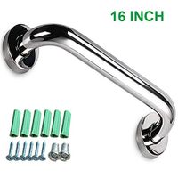 16 Inch Handicap Shower Safety Grab Bars, Wilproo Toilet Safety Handle Rail Stainless Steel Bathtub,Toilet,Bathroom,Stairway Handrail,Anti-Slip Grip Prevention for Elderly,Pregant Women