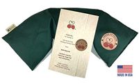 KOYA Naturals Neck Heating Pad Microwavable - Cherry Pit/Stone/Seed Pillow Heat Pack for Neck, Muscles, Joints, Stomach Pain, Menstrual Cramps - Warm Compress Wrap - Moist Heat Therapy (Dark Green)