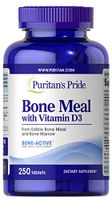 Puritan's Pride Bone Meal with Vitamin D-250 Tablets
