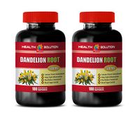 Liver Support Supplement - Dandelion Root Extract 520Mg - Dandelion Root Extract 500 mg - 2 Bottles 360 Capsules