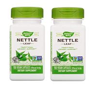Nature's Way Nettle Leaf 870 Milligrams for Traditional Urinary Support as a Dietary Supplement (100 Vegan Capsules) Pack of 2