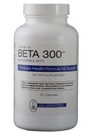 Beta 300 for Prostate Health and Prostate Support - Combine with Saw Palmetto - Triple The Power 300 milligrams Beta Sitosterol, Selenium, Zinc 60 Caps - 100% Natural Prostate Support Beta Prosturol