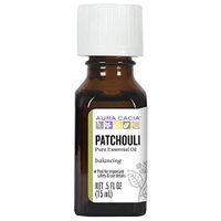 Aura Cacia 100% Dark Patchouli Essential Oil | GC/MS Tested for Purity | 15 ml (0.5 fl. oz.) | Pogostemon cablin