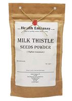 Milk Thistle Seeds Powder (Silybum marianum) - Health Embassy - 100% Natural (100g)