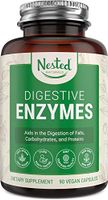 DIGESTIVE ENZYMES | 90 Vegan Capsules | Super Digestive Enzyme Daily Supplement | 11 Essential Multi Enzyme Complex with Amylase, Lipase and Bromelain | Plant Based Digestion Supplement For Gut Health