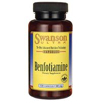 Swanson Benfotiamine 80 Milligrams 120 Capsules