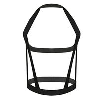 iEFiEL Men Nylon Halter Neck Elastic Body Chest Harness Black B One Size