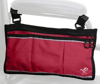 Pembrook Wheelchair Side Bag with Pouches - Great for Electric Wheelchairs, Electric Scooter, Walker Accessories, Other Mobility Devices - Lightweight Nurse Bag and Organizer for Medical Chairs