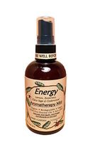 Energy Aromatherapy Body and Room Spray Mist - with Essential Oils of Lemon, Rosemary, Clary Sage & Cedarwood - Earth Friendly, Vegan, Organic, Biodegradable, Non GMO - (8 oz)
