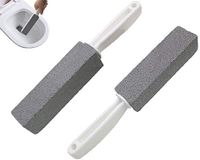Comfun Toilet Bowl Pumice Cleaning Stone with Handle Stains and Hard Water Ring Remover Rust Grill Griddle Cleaner for Kitchen/ Bath/ Pool/ Spa/ Household Cleaning 2 Pack