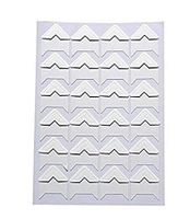 144Pcs Self Adhesive Art Picture Frame Corners Photo Paper Sticker Photo Mounting Holder Protectors for DIY Scrapbooking Photo Album Individual Journal Diary Scrapbooks DIY Memory Books (White)