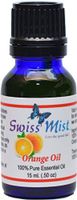 Swiss Mist - Sweet Orange Essential Oil (100% PURE& NATURAL - UNDILUTED) Therapeutic Grade - 0.50 oz Bottle - Perfect for Aromatherapy, Relaxation, Skin Therapy & More!