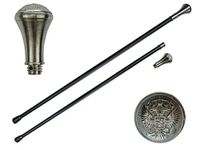 37" Zinc Handle Walking Cane (Russian Coat of Arms)