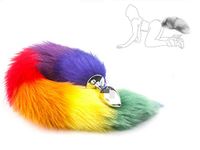 micrkrowen Fox Tail an~AL Plug Starter Trainer Medical Grade Stainless Steel Hypoallergenic ÀNûS B~UTT Women Men Fetish S~ê~x Toys