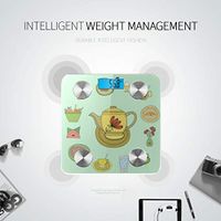 Cup of Hot Drink with Coffee Body Weight Digital Scale Digital Bathroom Scales Weigh Scales Tracks 8 Key Compositions Analyzer Sync with Fitness Apps 400 Lbs