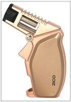 Zico ZD58 4-1/4" Gun Torch Lighter Heavy Metal Butane Refillable from VeryHobby (Gold)