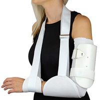 Humeral Brace- Soft Lined orthosis for Support of humeral fractures While Allowing for Full ROM for Elbow and Shoulder Joints, an American Heritage Industries Product (Small)