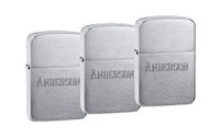 Personalized 1941 Zippo Lighters Set of 3 with Free Engraving in University Font