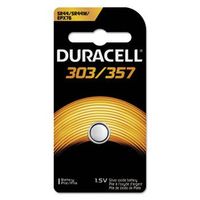 Button Cell Silver Oxide Calculator/Watch Battery, 303/357, 1.5v, 1/ea