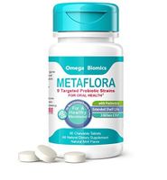 METAFLORA for Oral Health - Probiotic Supplements - 3 Billion CFU per chewable - 30 Daily Time Release Pearls