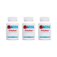 Vitakor Diet Pills 3 Bottles - New Formula - Metabolism Booster - Made in USA