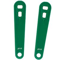 Pivit EMS Oxygen Tank Key | 5 Pack | Tough Stress-Resistant Plastic Cylinder Wrench | Small O2 Keys for Post Valve Cylinders & CGA 540 Style Regulators | Heavy-Duty Portable Medical Tank Accessories