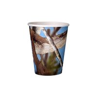 Light Blue Camo Party Cups (Next Vista Camo, Hot/Cold, 12 oz., Paper, 8 Pack) Light Blue Camo Party Collection by Havercamp