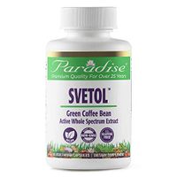 Paradise Herbs Vegetarian Capsules, Svetol Green Coffee Bean, 60 Count