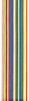 Offray Flatliner Stripe Craft Ribbon, 1-1/2-Inch Wide by 10-Yard Spool, Poppy