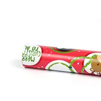 FunPa 1 Roll Christmas Wrapping Paper Snowflake Santa Pattern Gift Wrapping Paper