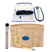 Inflatable Back Support-Decompression Back Belt,Lower Back Brace- Lumbar Support and Back Traction for Men and Women. (Cream)