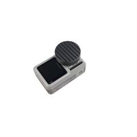 QUICATCH for DJI Osmo Action Camera Silicone Protective 3D Printing Camera Lens Cap Cover Guard Case Lens Cover Shockproof Scratch Resistant Black