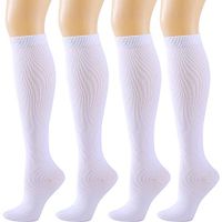 Compression Socks for Women & Men - Ovruns Best 15-20 mmHg Pregnancy Nurse Flight Travel Recovery Medical Support