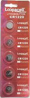 5 Loopacell Button Cell REMOTE FOB KEY KEYLESS CR1220 Batteries