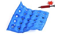 Healthcom Inflatale Wheelchair Mobility Scooter Cushions Seat Cushion Heat Sealed Construction for Durability Back Support for Office Chair,Car,Truck,Plane,Wheelchairs（Blue）