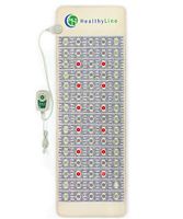 Healthyline Pemf Therapy Mat - 74in x 28in Firm - Advanced Multi-Purpose Amethyst Infrared Heating Pad - Muscle Joint Pain, Sciatica, Nerve, Arthritis Pain -12 Photon Red Light LED Therapy - 27 lbs