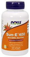 NOW Supplements, Sun-E 400 IU with d-alpha Tocopherol from Non-GMO Sunflower Oil, 120 Softgels