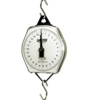Salter Brecknell 235-6S-22/10 Dual-Marked Mechanical Hanging Scale, 22 lb Capacity, 2oz Increments, Corrosion Resistant