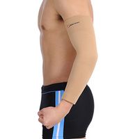 Sun Moon Men's Arm Sleeves Compression Support Elbow Warmers for Football Baseball Running Volleyball Sports M
