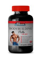 Muscle Mass Building Supplements - Bodybuilding Pills 660 MG - for Men - tribulus terrestris Extract for Men - 1 Bottle 60 Capsules