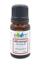 Wild Orange Essential Oil 100% Pure Concentrate, Undiluted, Unadulterated, Natural, Therapeutic Premium Grade. Homeopathic, Topical, Aromatherapy & Diffuser Safe. 10 ml Bottle Dropper Insert