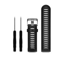 HWHMH 1PC Replacement Silicone Bands with 2PCS Pin Removal Tools for Garmin Fenix 3 / Garmin Fenix 3 HR (No Tracker, Replacement Bands Only) (1PC: Black)