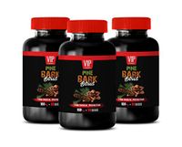 Immunity Booster - Pine BARK Extract 100 MG - Eye Health Supplements - 3 Bottles 270 Capsules